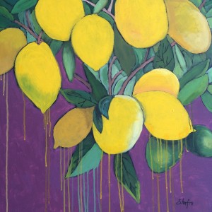 lemons painting